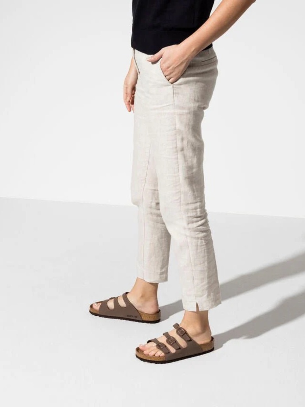 Birkenstock Florida 3 Strap Sandals in Mocha Brown 36.5 - Picture 11 of 13